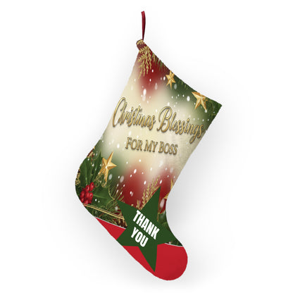Thank You Boss Christmas With A Meaning Stocking