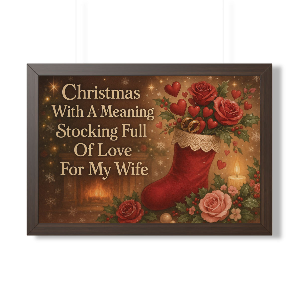 Full of Love For My Wife: Christmas With A Meaning Poster